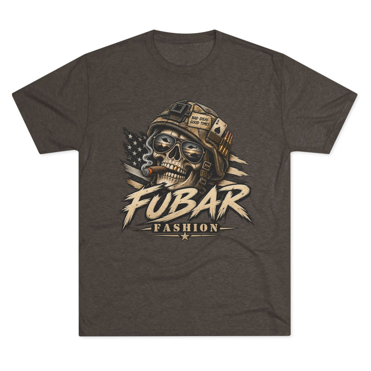 YAT YAS back-military shirt