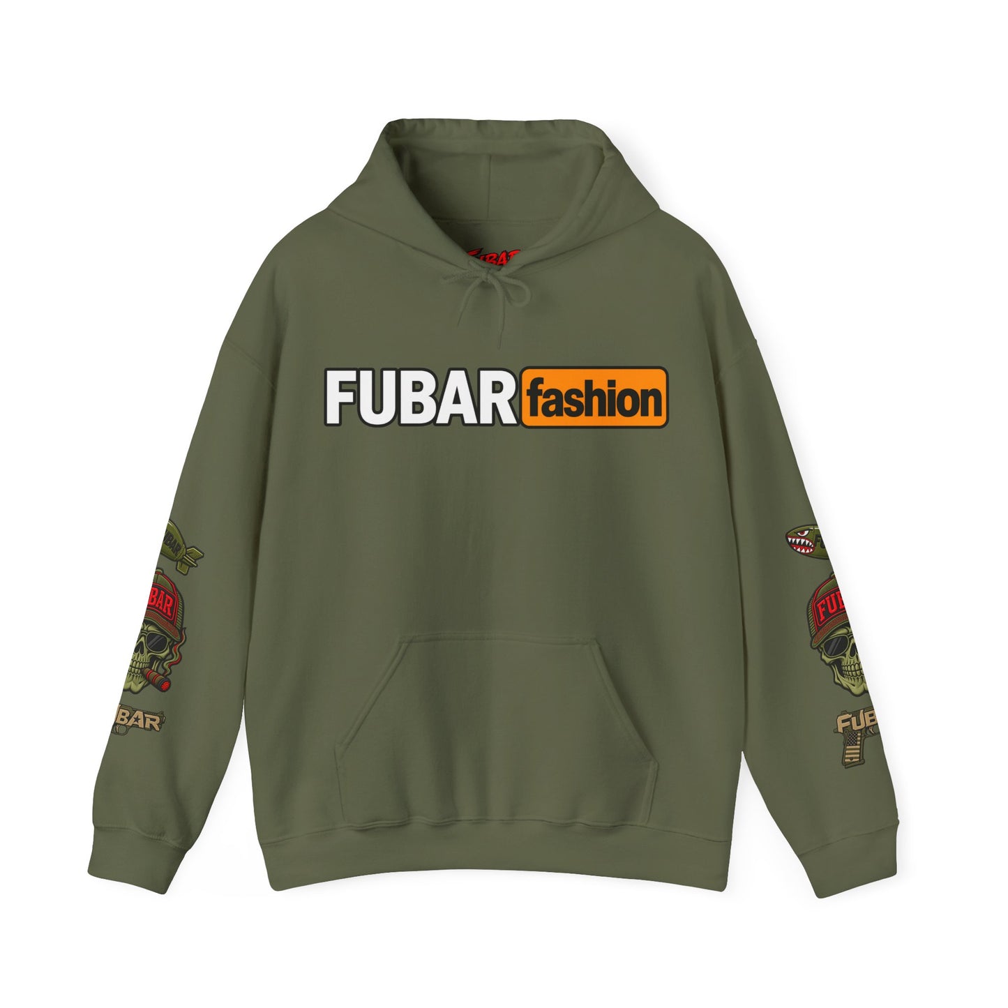 FUBAR Fashion Hoodie — Pin-Up Bomber Girl Graphic Pullover