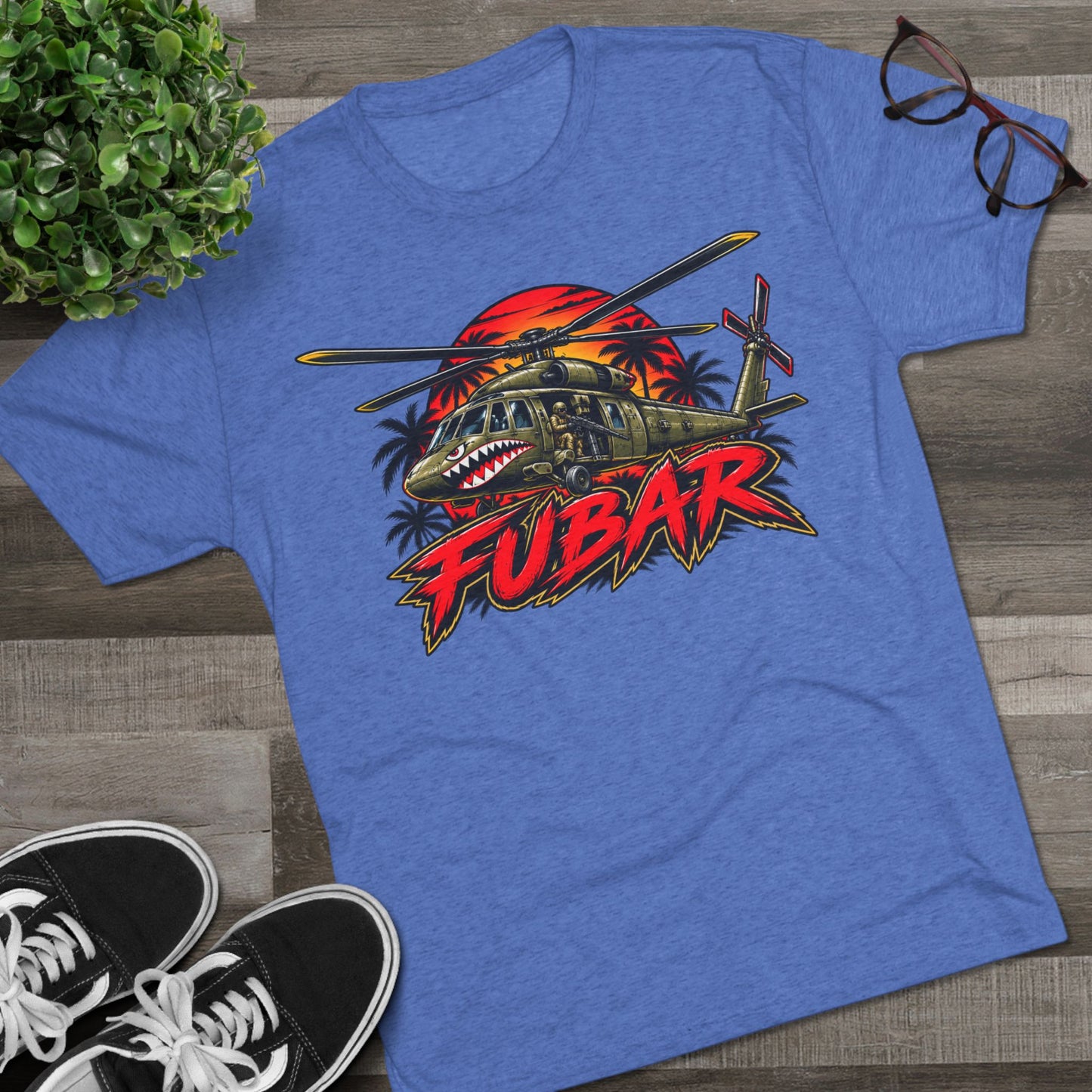 FUBAR Military Helicopter Tee