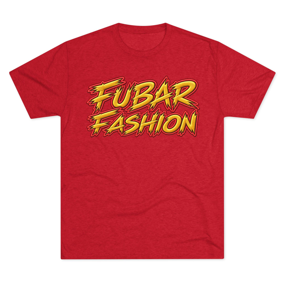 FUBAR Fashion Skull Tee — Retro Skull with Cap & Cigar Graphic