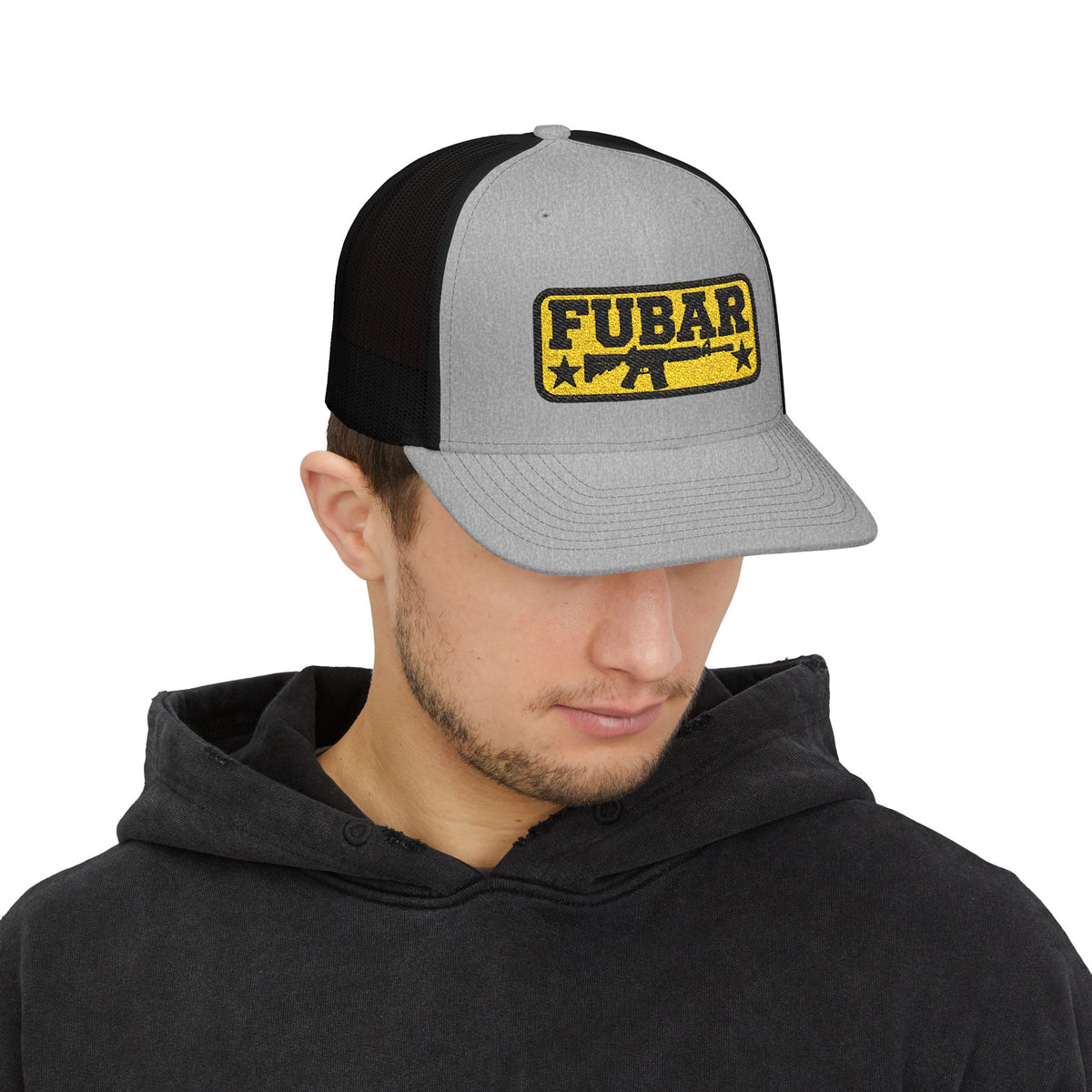 Richardson FUBAR Trucker Cap – Snapback Hat (Embroidered)