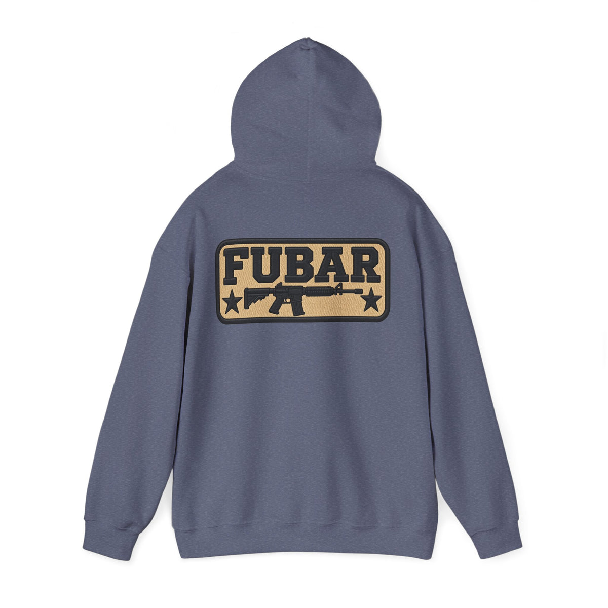 FUBAR Skull Hoodie – Tactical Skull & Rifle Graphic Pullover