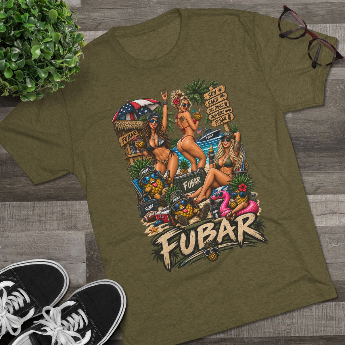 Men's FUBAR Beach Party T-Shirt