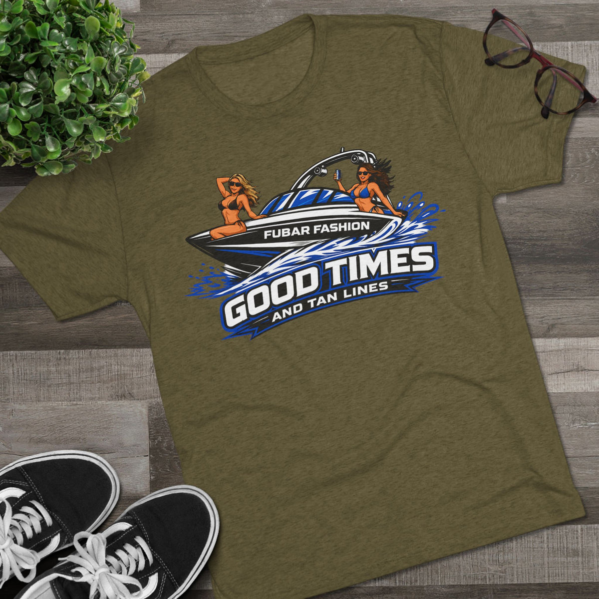 Good Times and Tan Lines Boat T‑Shirt