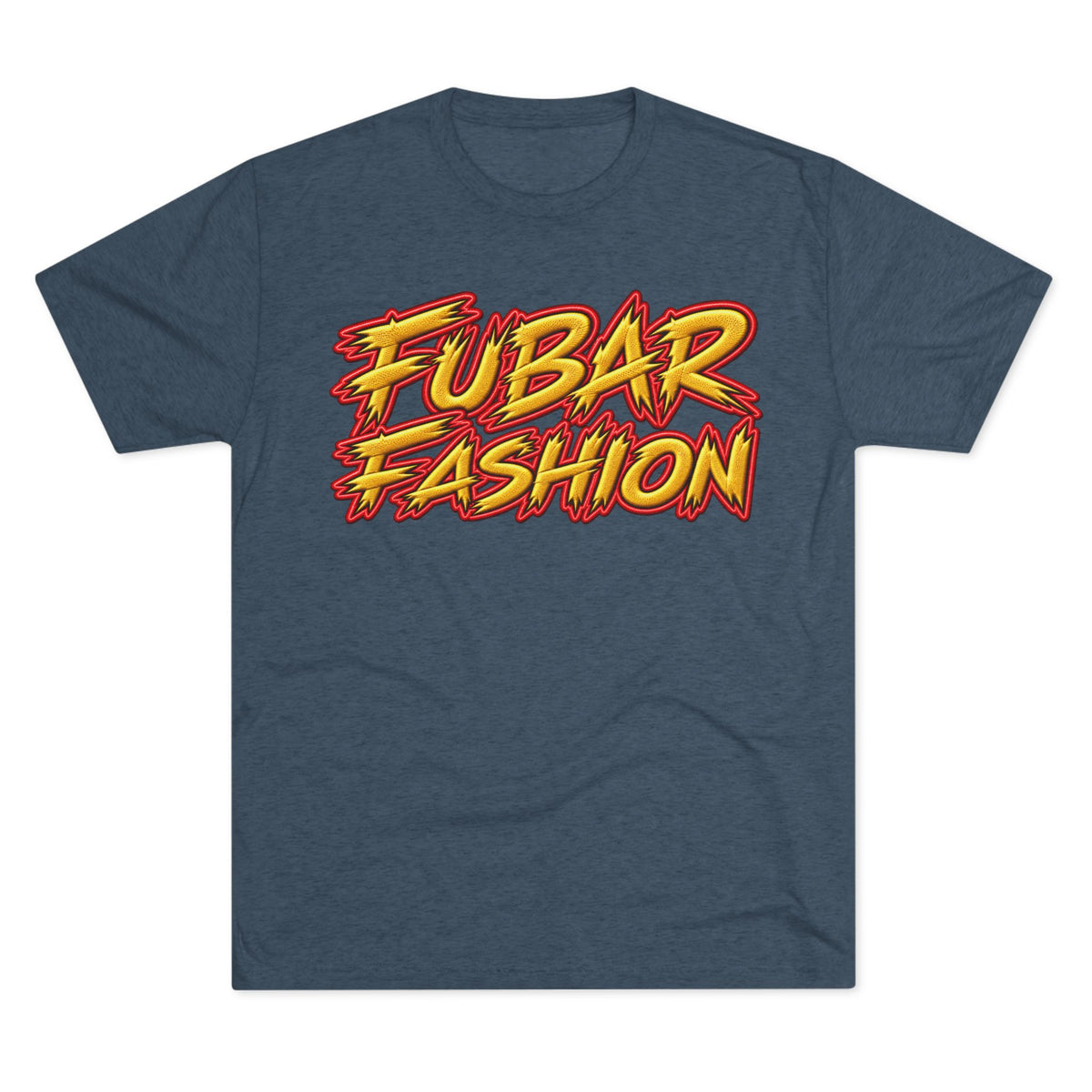 FUBAR Fashion Skull Tee — Retro Skull with Cap & Cigar Graphic