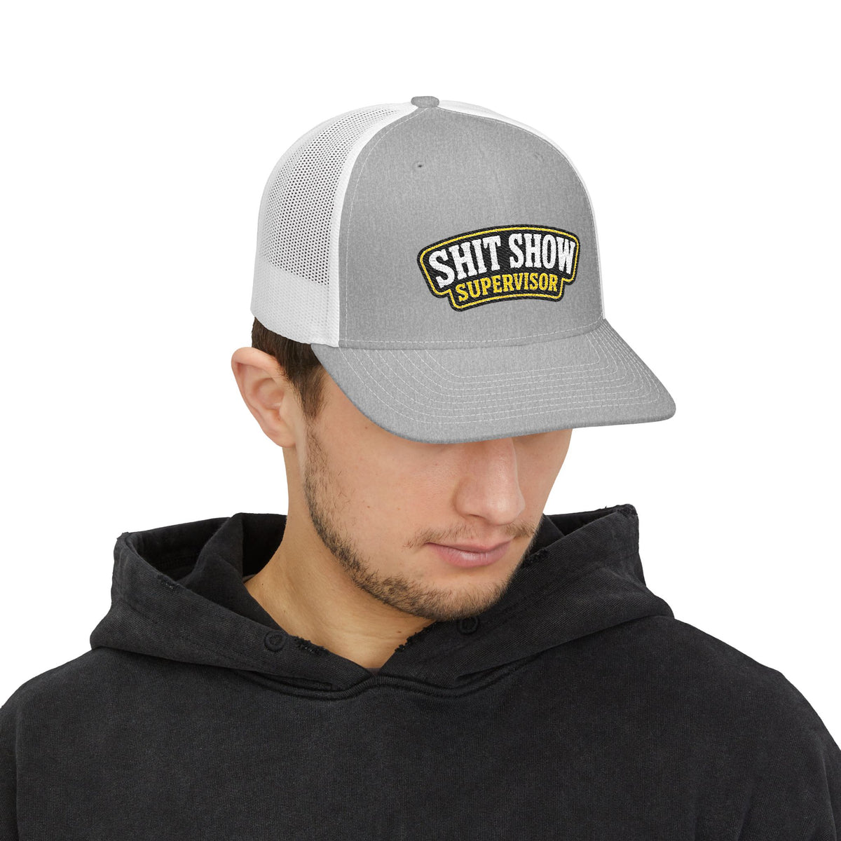 Richardson Trucker Cap — "Shit Show Supervisor" Embroidered