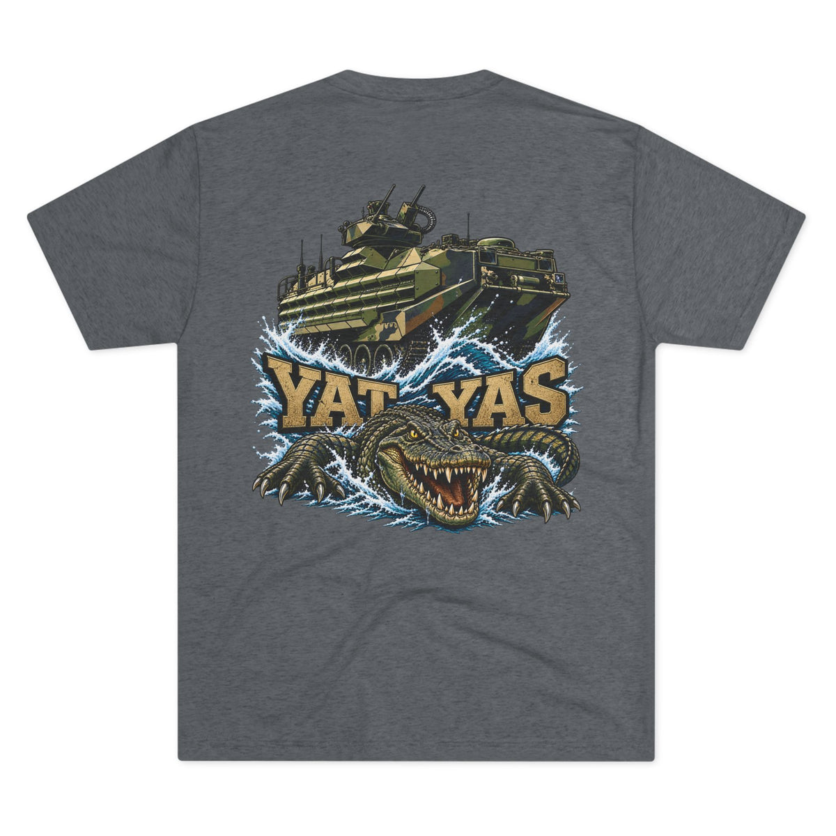 YAT YAS back-military shirt