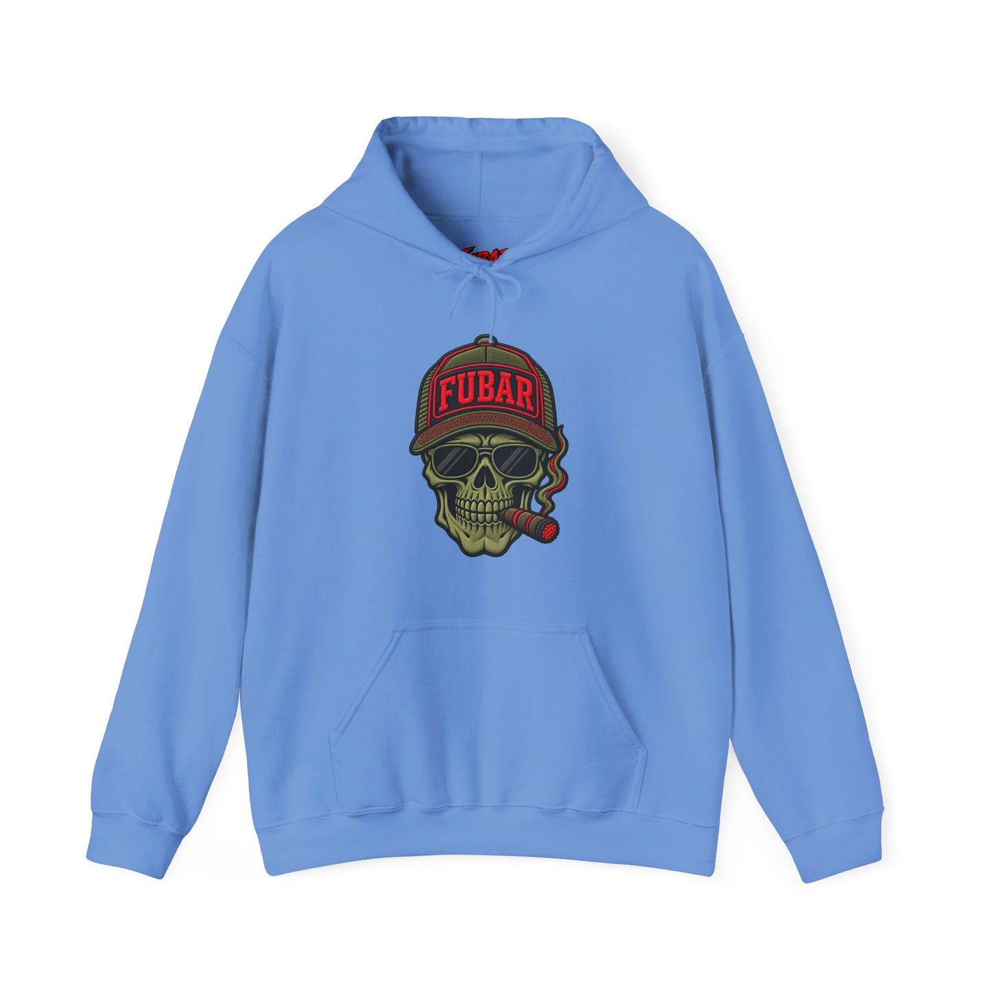 FUBAR Skull Hoodie – Tactical Skull & Rifle Graphic Pullover