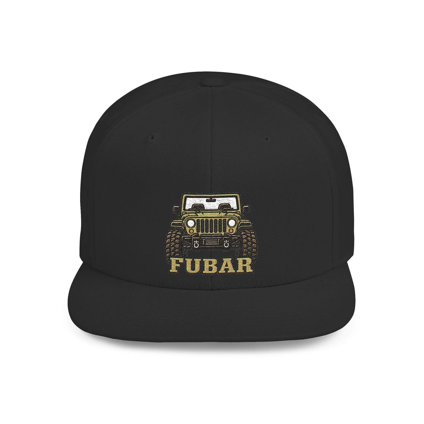 FUBAR Jeep Flat Bill Snapback Hat