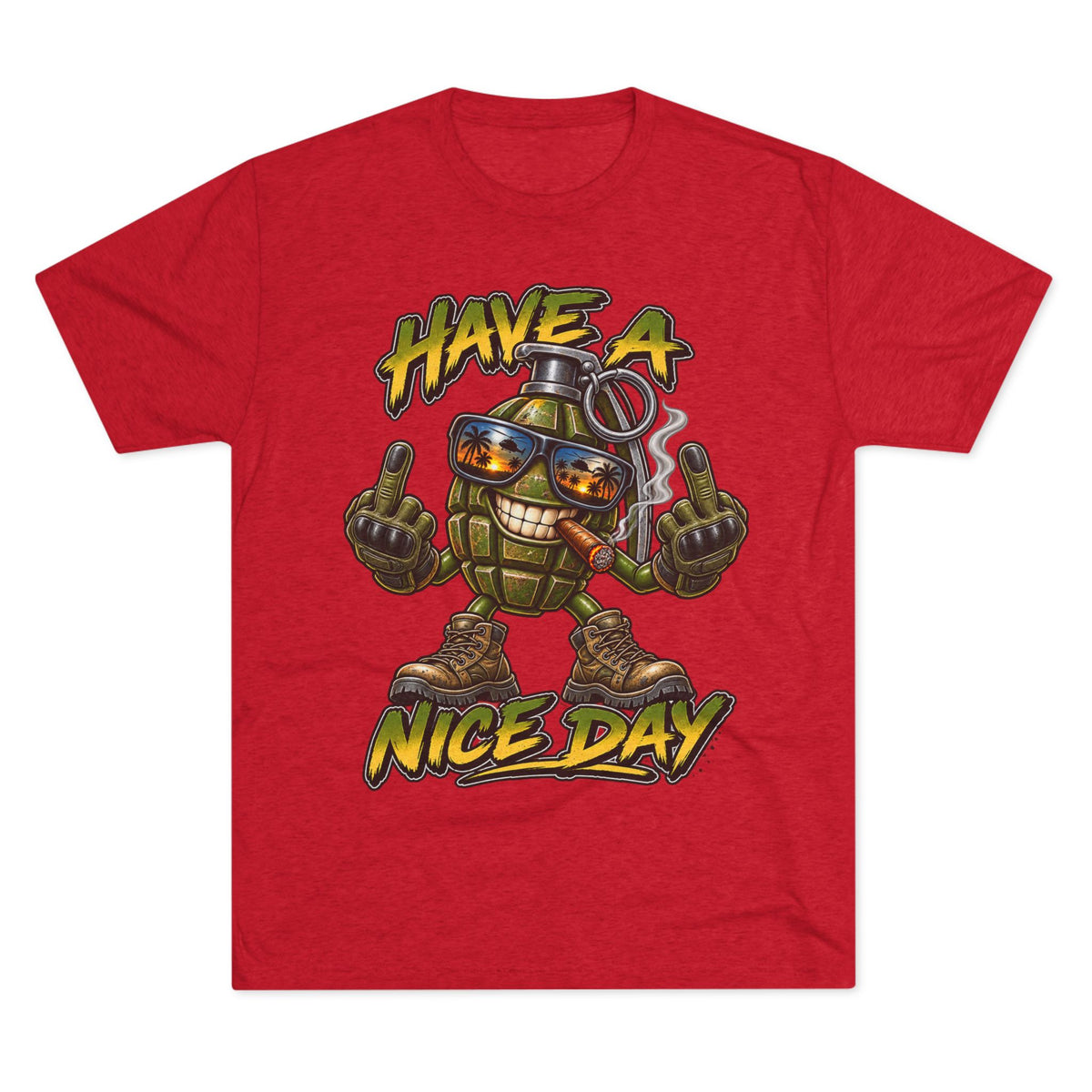 Have A Nice Day Grenade T-Shirt