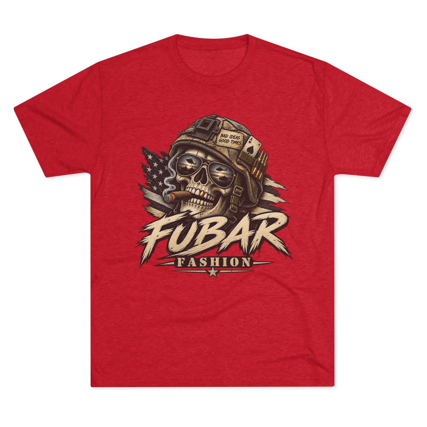 YAT YAS back-military shirt