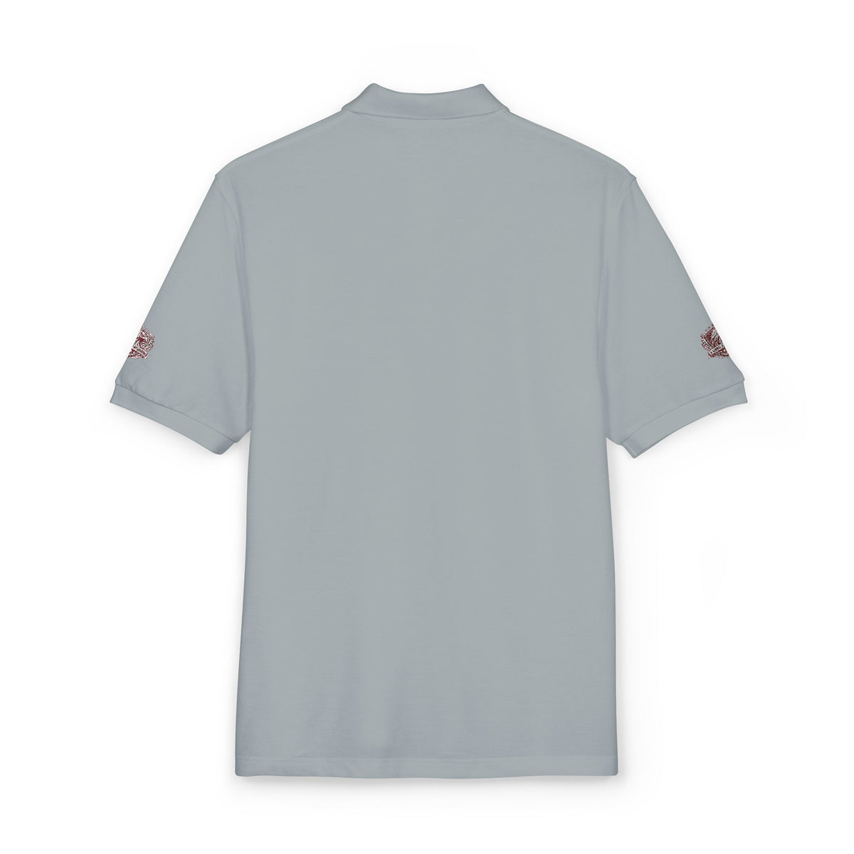 Embroidered American Flag Skull Polo