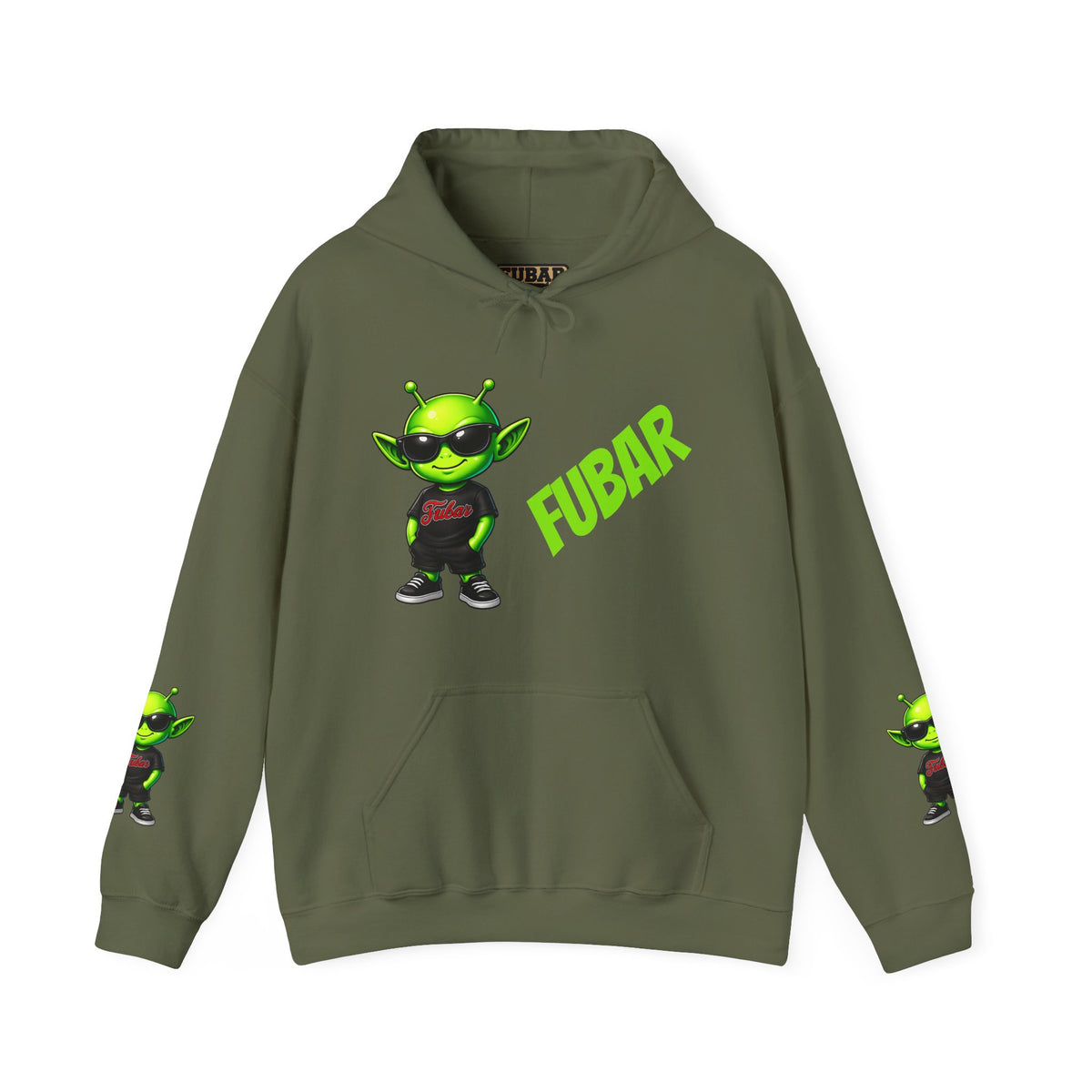 FUBAR Alien Logo Hoodie