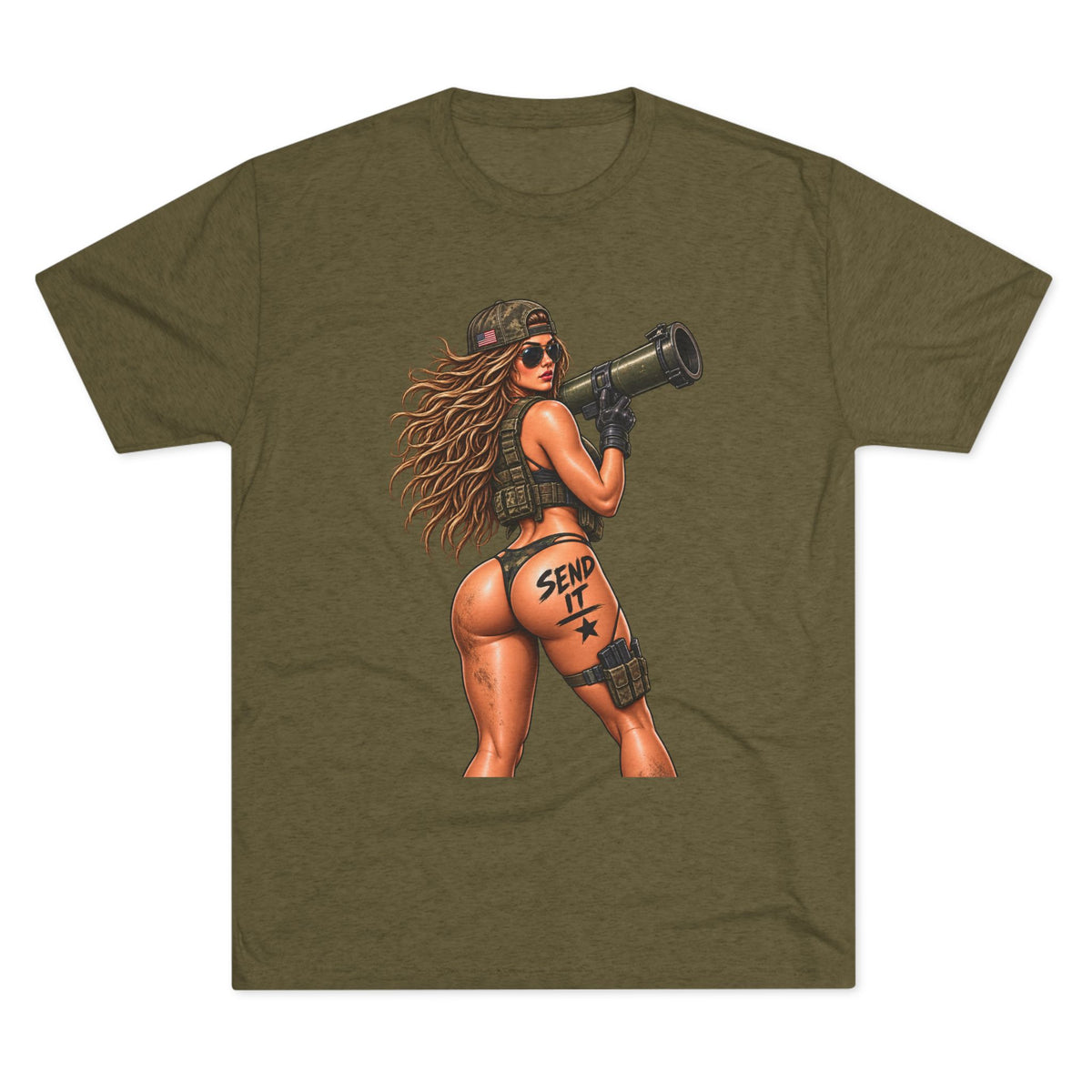 'Send It' RPG Girl & 'Have a Nice Day' Grenade Graphic