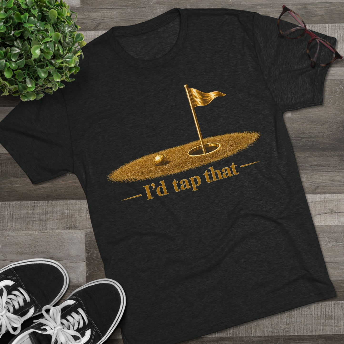 "I'd Tap That" with Skull Cigar FUBAR Back Graphic