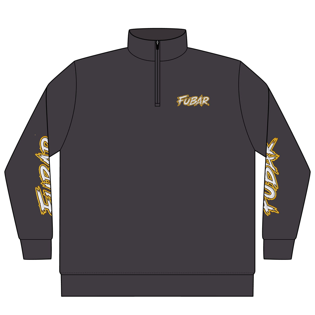 FUBAR Target Logo Quarter-Zip Pullover