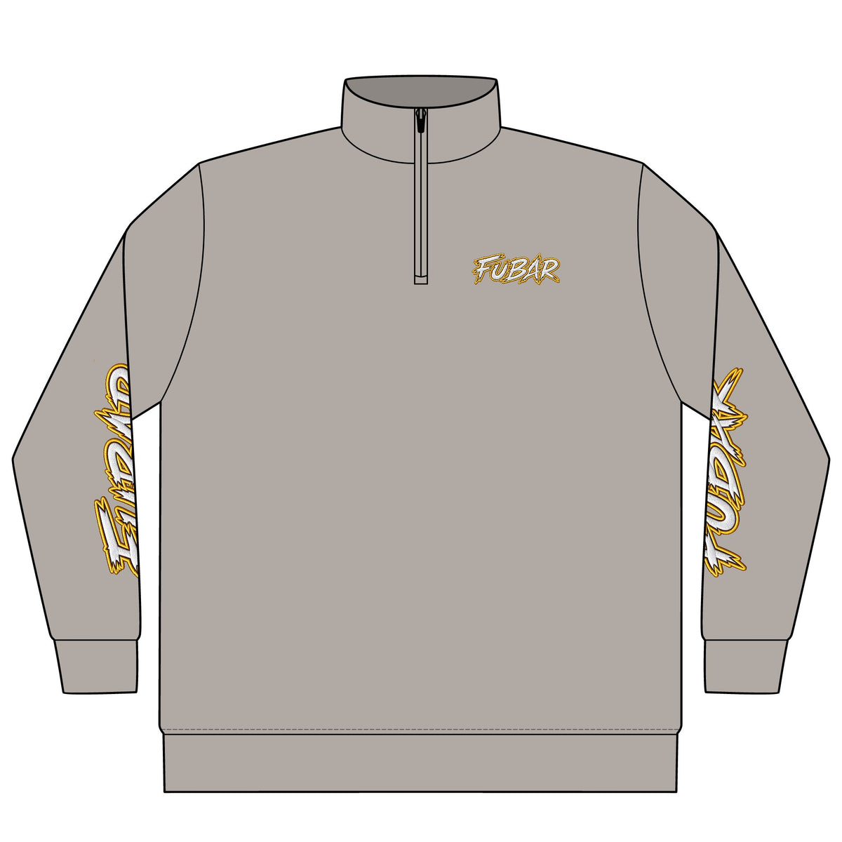 FUBAR Target Logo Quarter-Zip Pullover