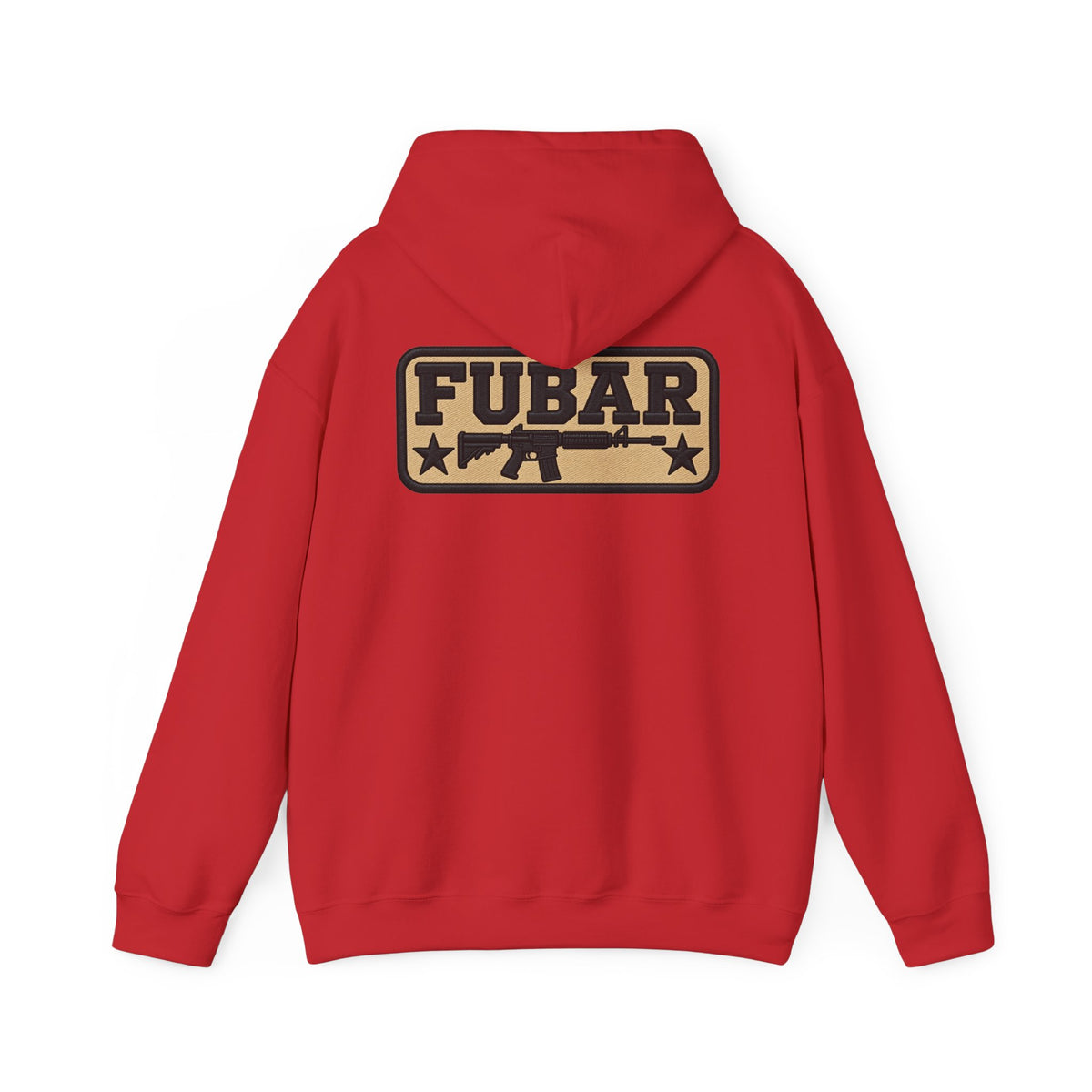 Military-Inspired Gun Graphic Pullover