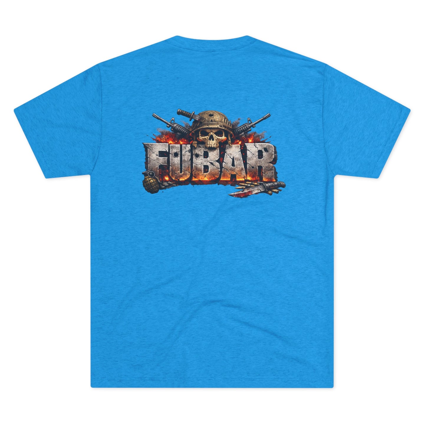 FUBAR Military Skull & Pin-Up Graphic Tee
