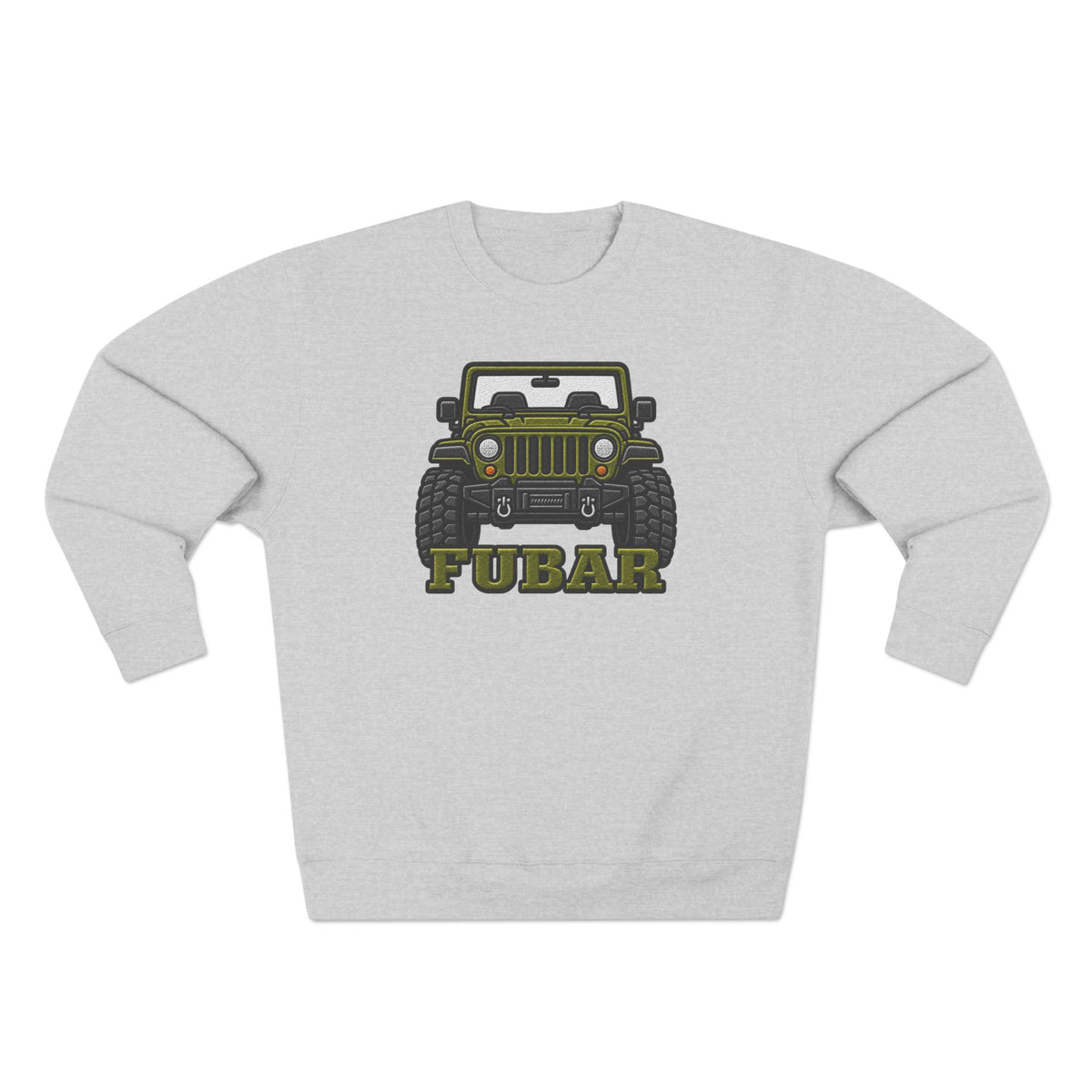FUBAR Military Jeep Crewneck Sweatshirt