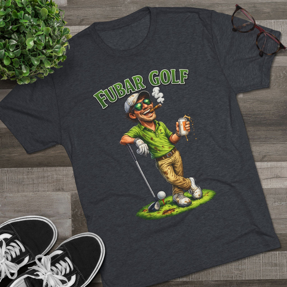 FUBAR Golf Cartoon Shirt