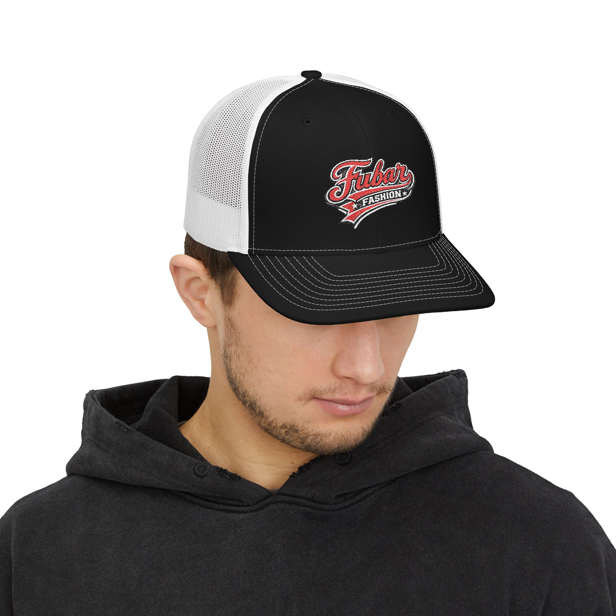 Richardson Trucker Cap — "Fubar Fashion" Embroidered Snapback