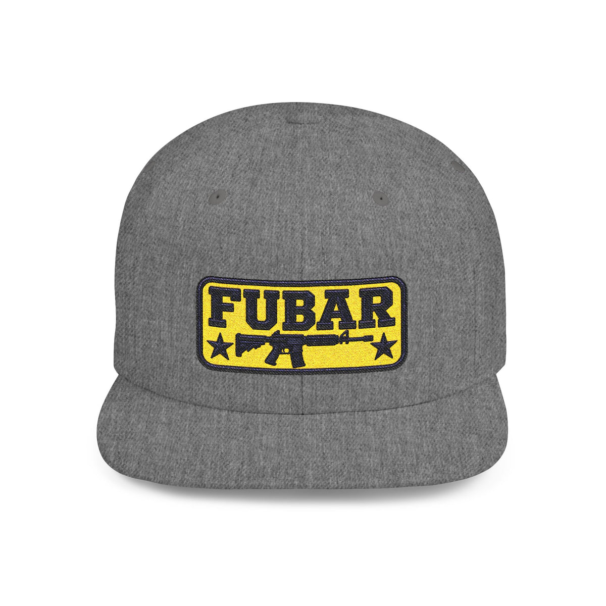 FUBAR Flat Bill Snapback Hat – Tactical Patch Cap