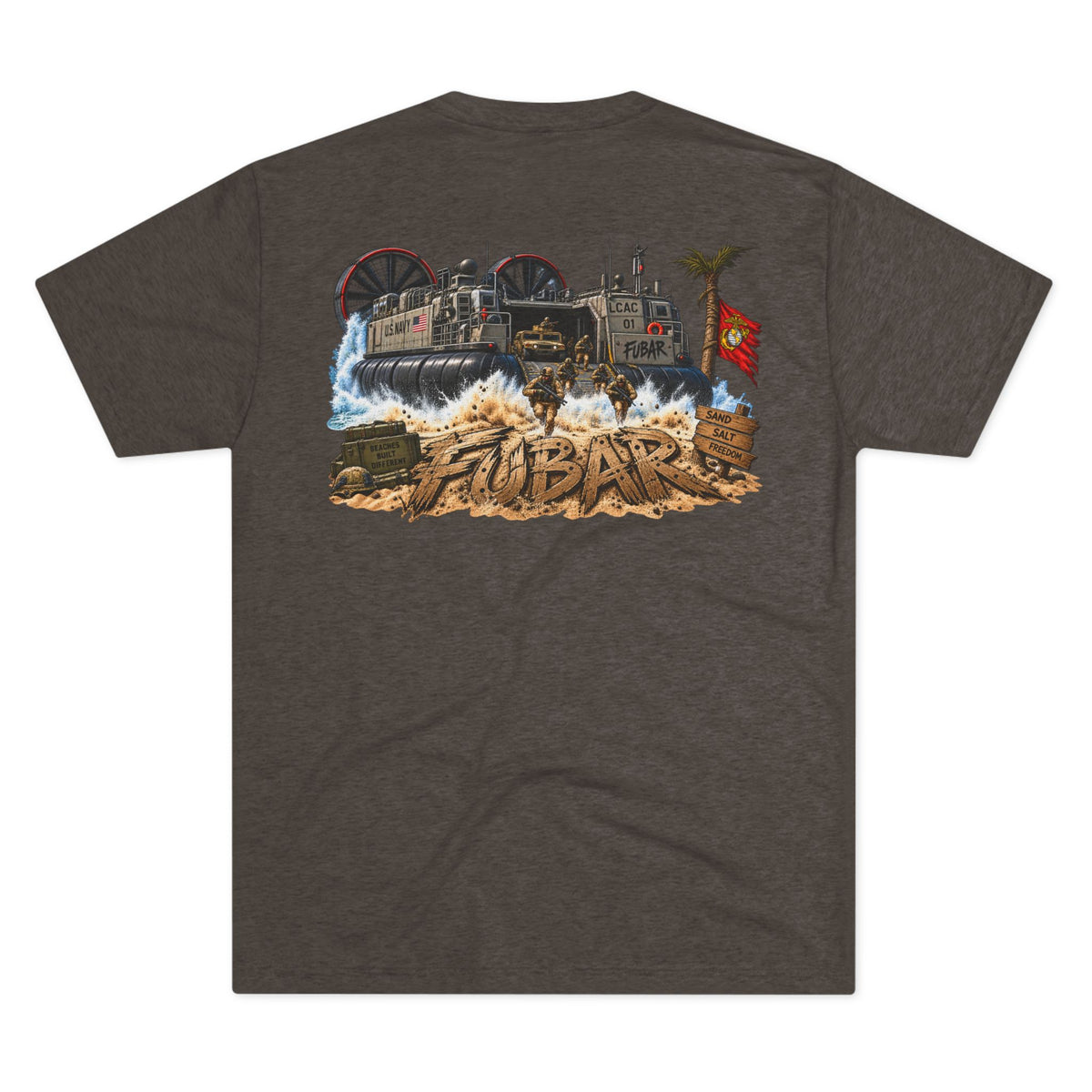 Military Ace Spade Graphic Shirt