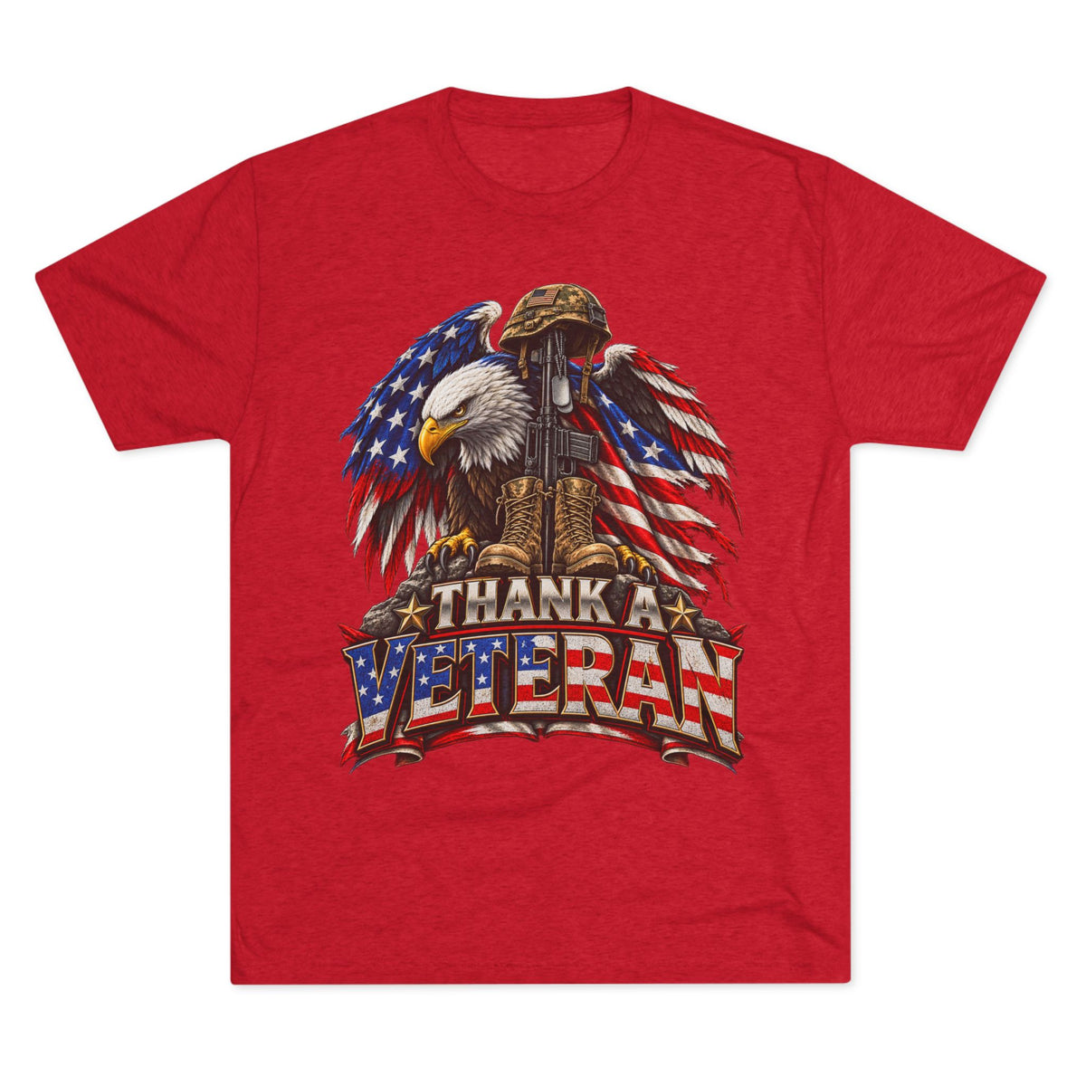 "Thank a Veteran" Eagle & Helmet Americana