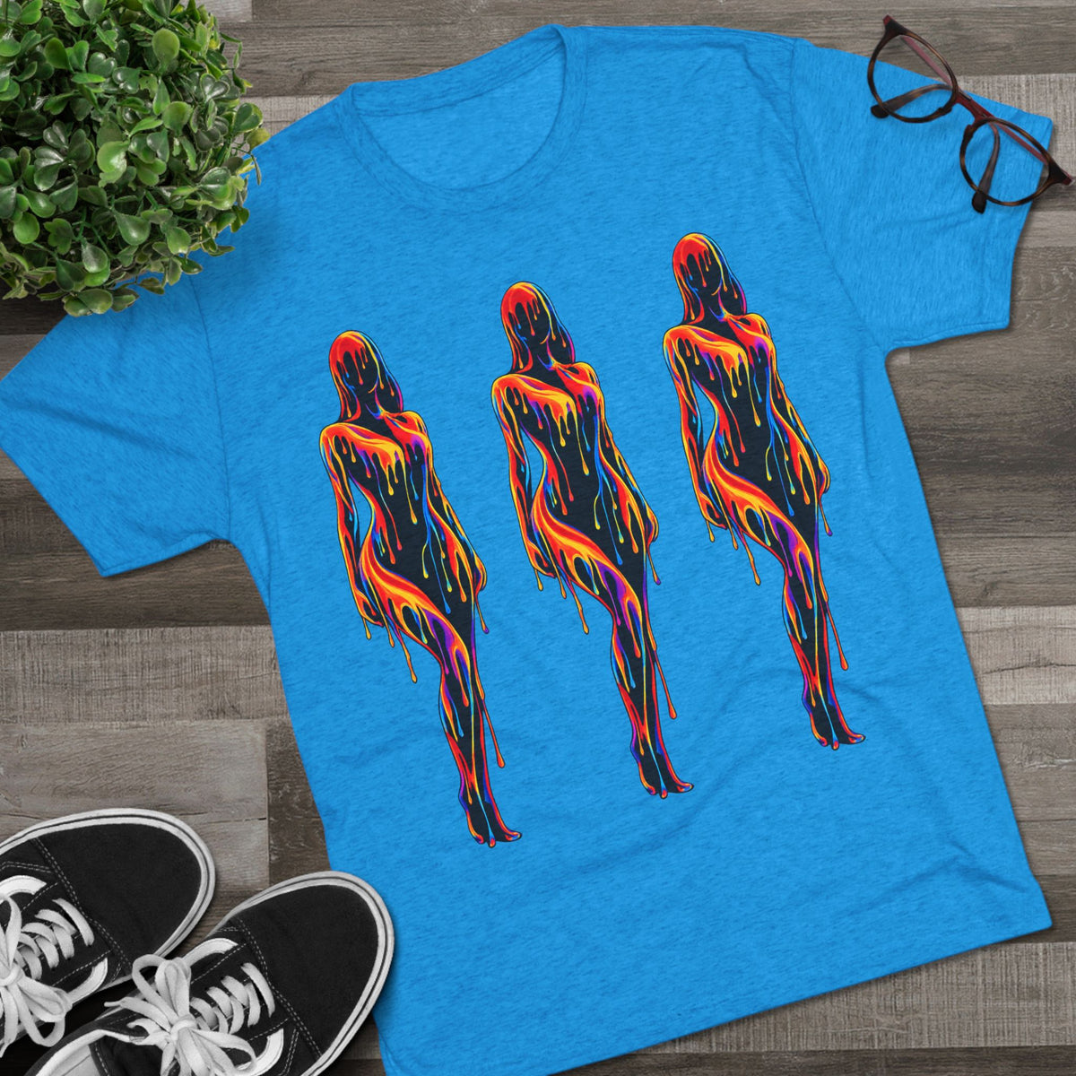 Neon Silhouette Front & American Flag “FUBAR” Back