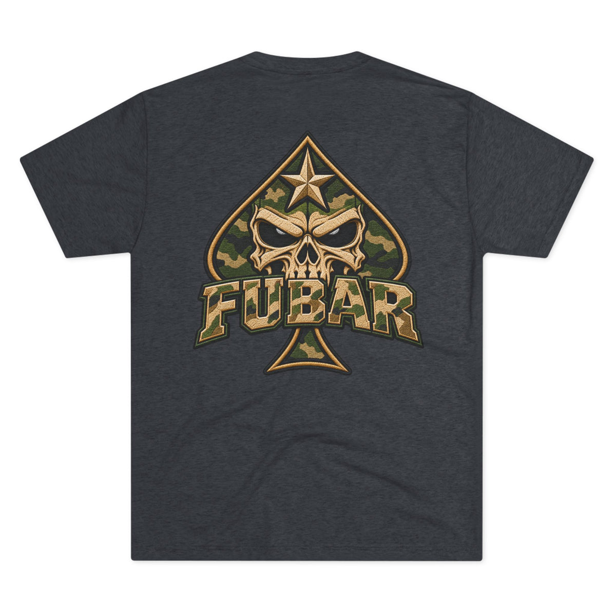 "Morale Is a Mission" FUBAR Skull Graphic Shirt
