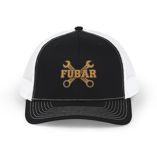 Richardson FUBAR Wrench Logo Trucker Cap (Embroidered)