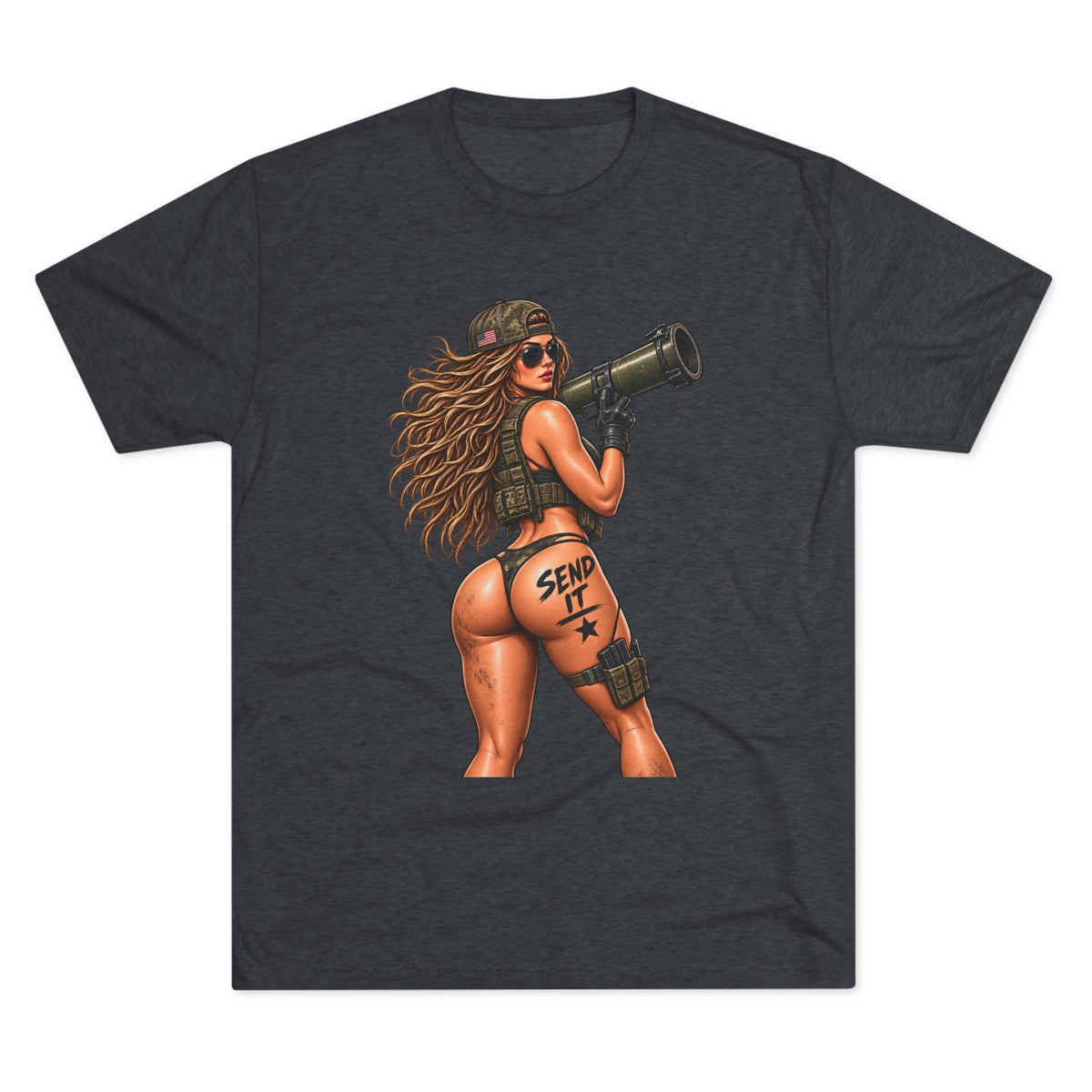 'Send It' RPG Girl & 'Have a Nice Day' Grenade Graphic