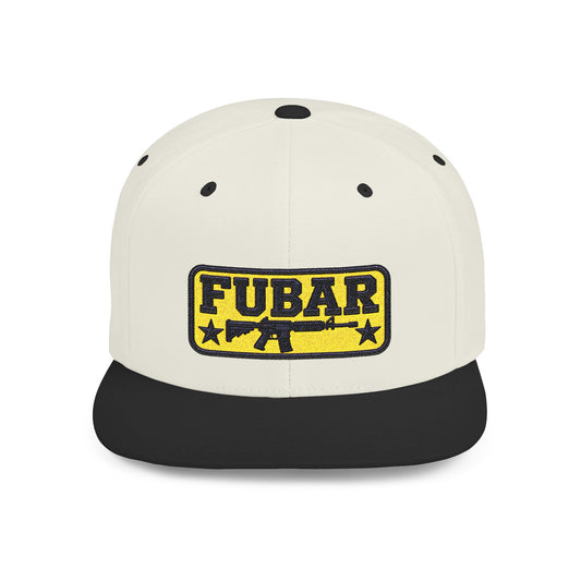 FUBAR Flat Bill Snapback Hat – Tactical Patch Cap
