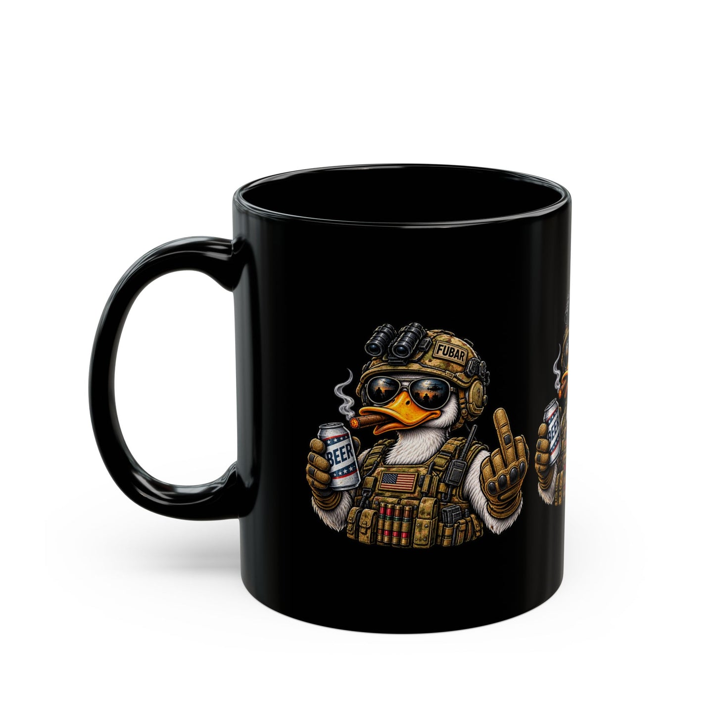 Tactical Duck coffee cup