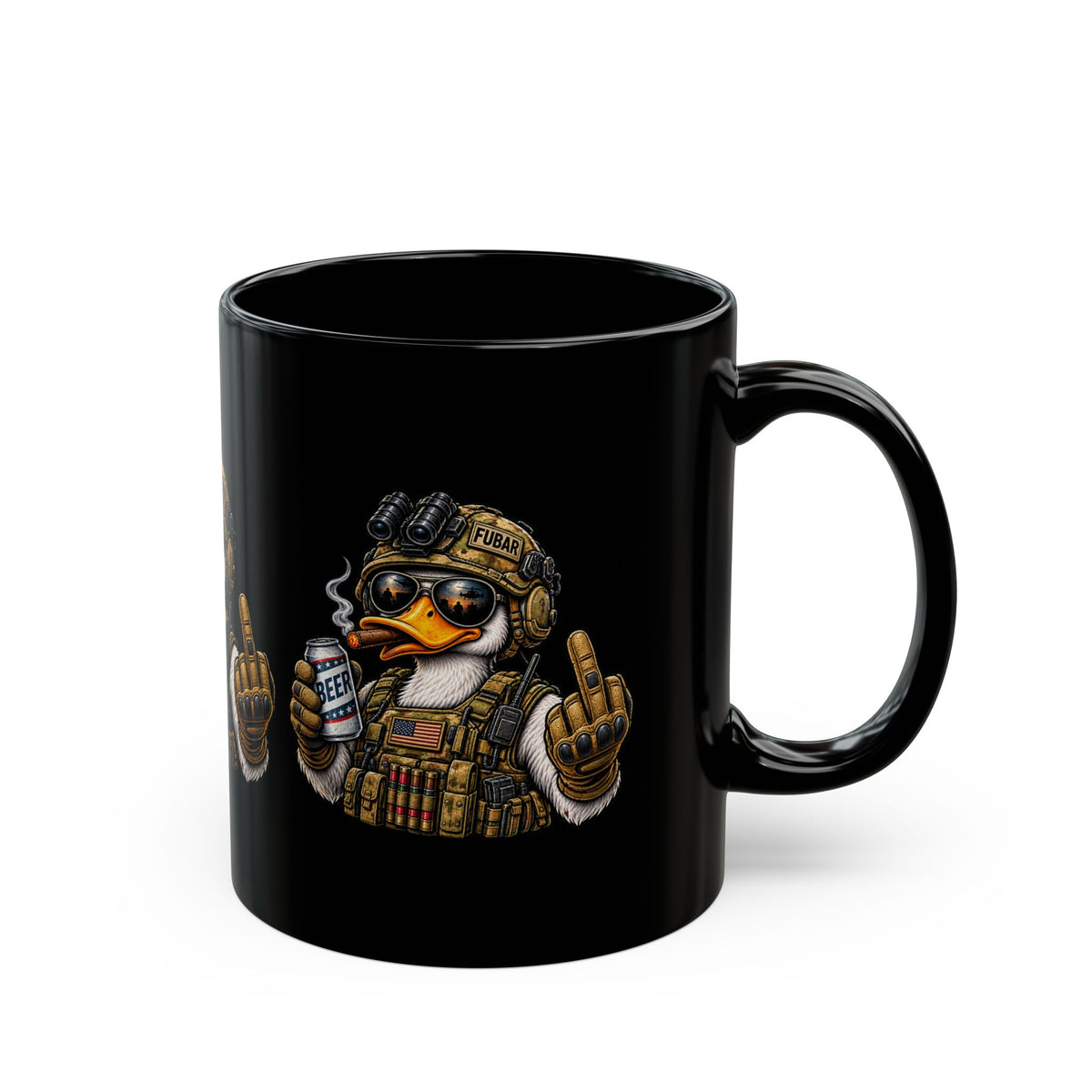Tactical Duck coffee cup