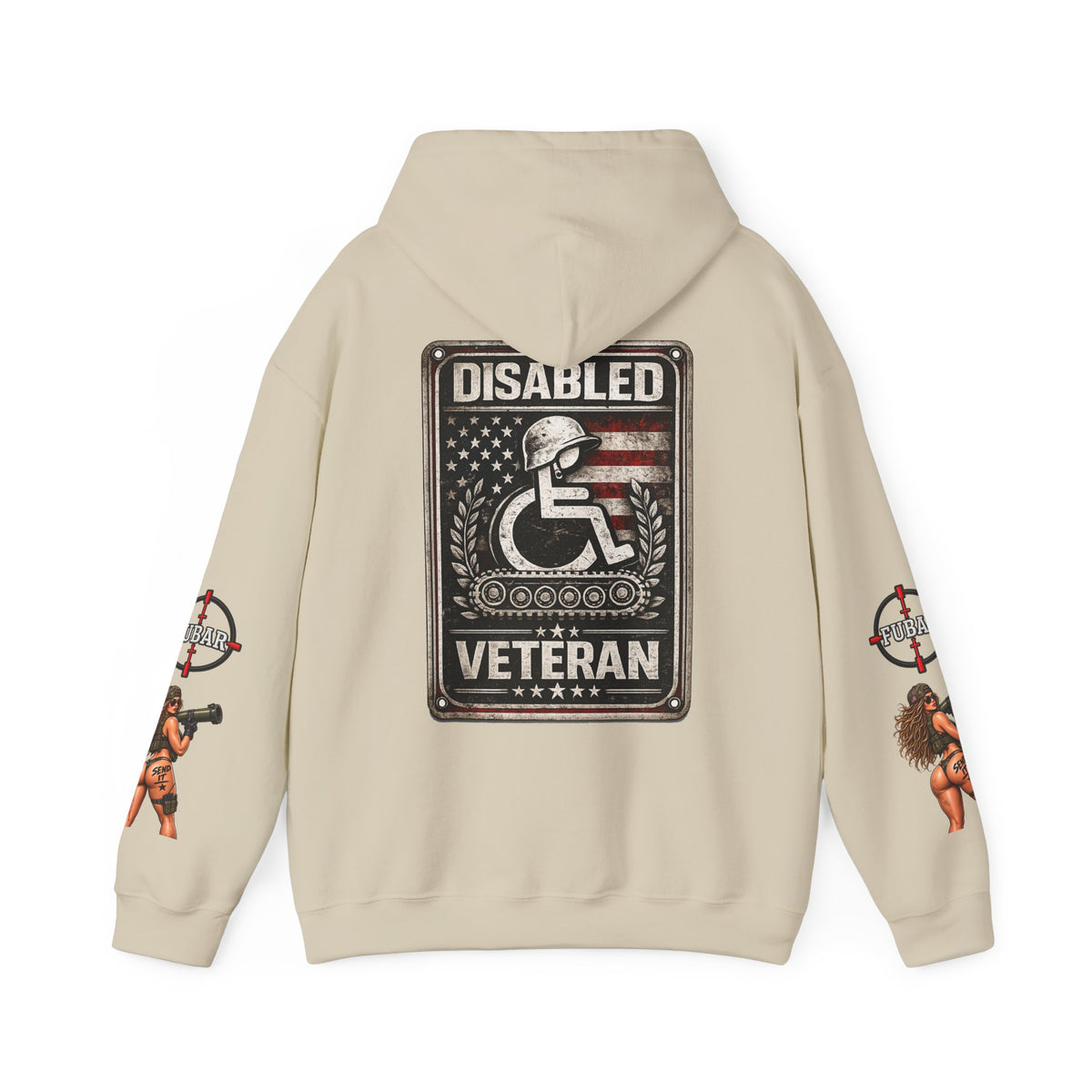 Disabled Veteran Hoodie — FUBAR Fashion "Dress Accordingly"
