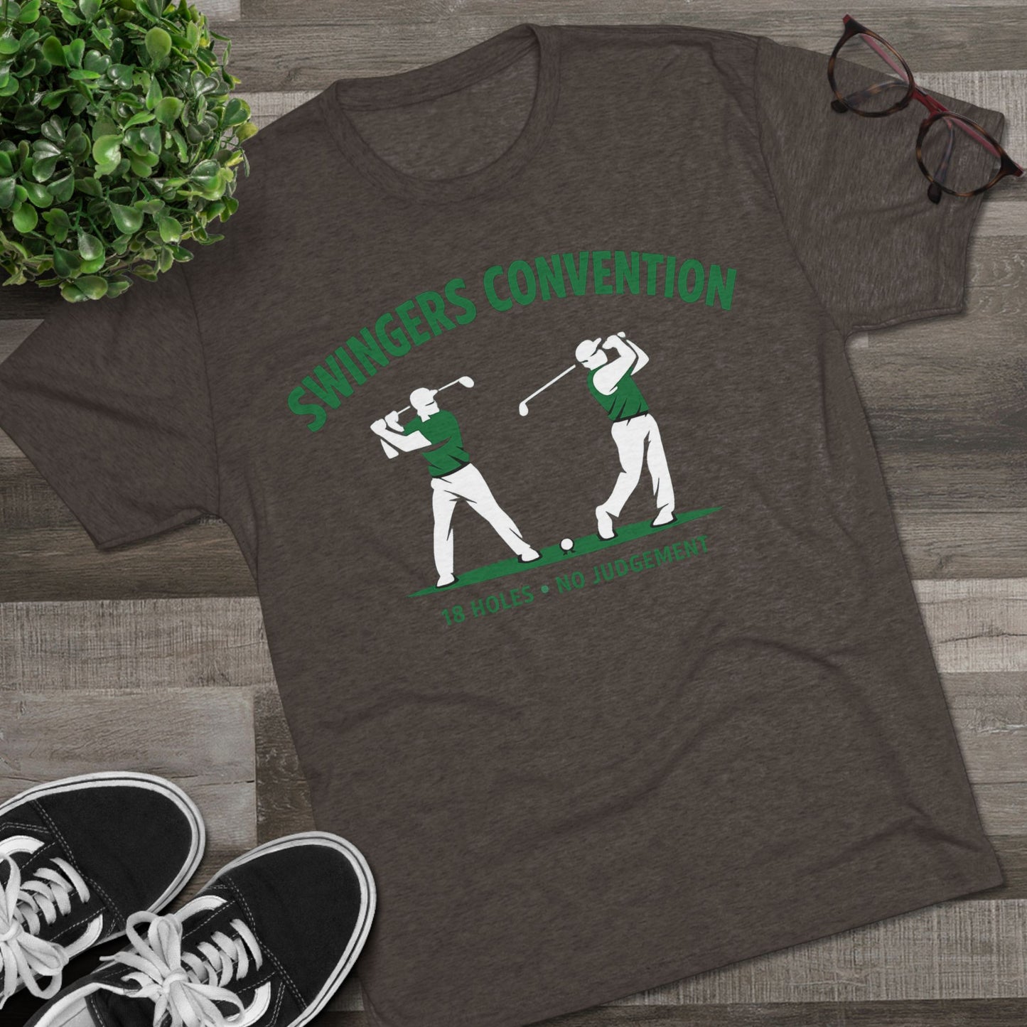 “18 Holes • No Judgement” Funny Golf Shirt