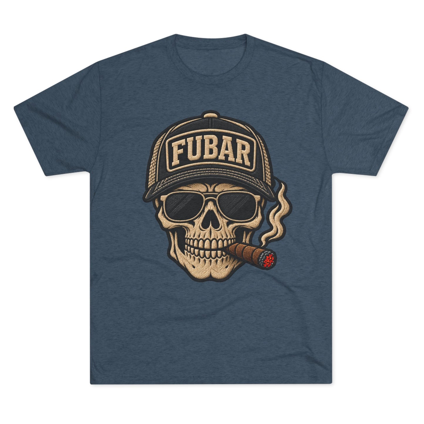 FUBAR Skull Cigar T-Shirt